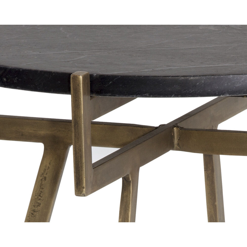 Anak 22 X 18 inch Black End Table